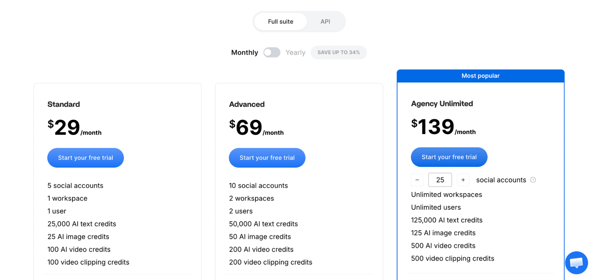 ContentStudio pricing