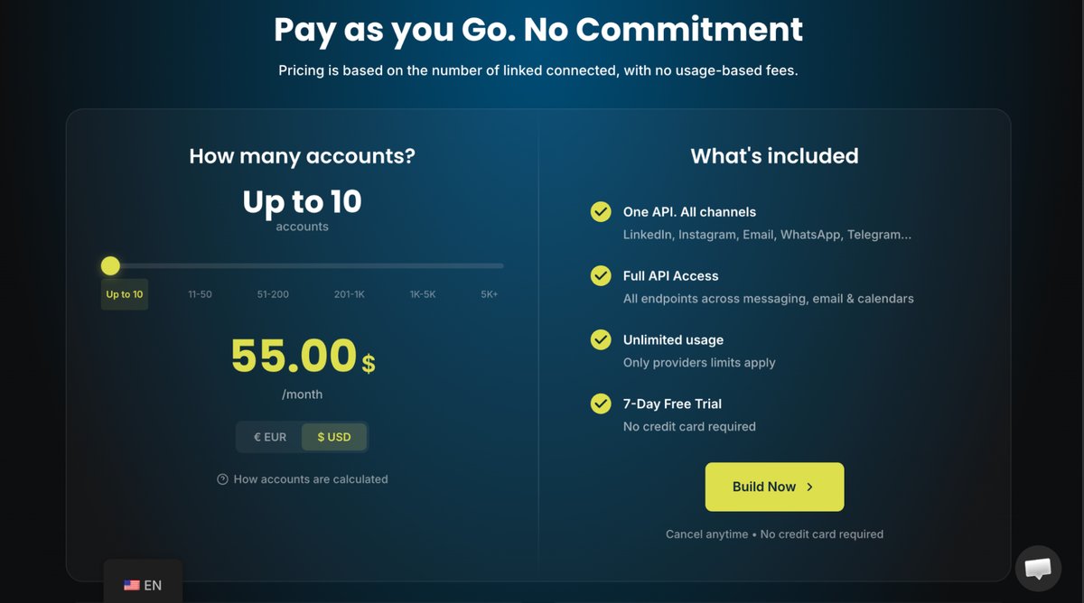 Unipile pricing