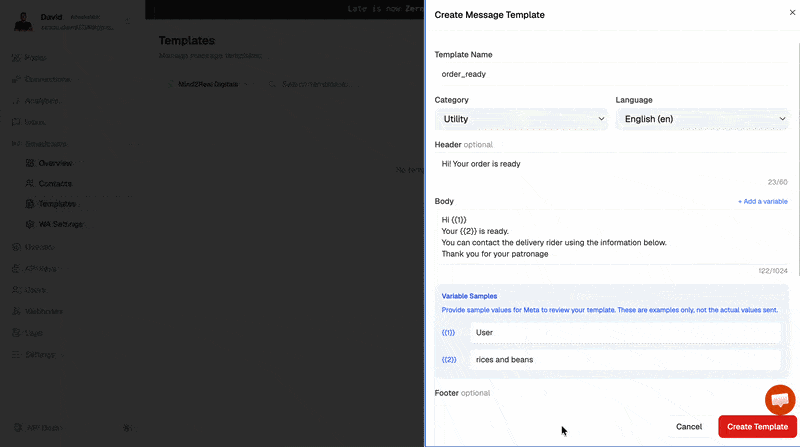 How to Send a WhatsApp Message via the API (2026 Tutorial) - Zernio Blog