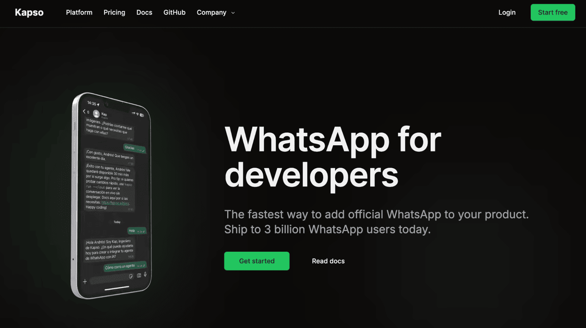 kapso for whatsapp api