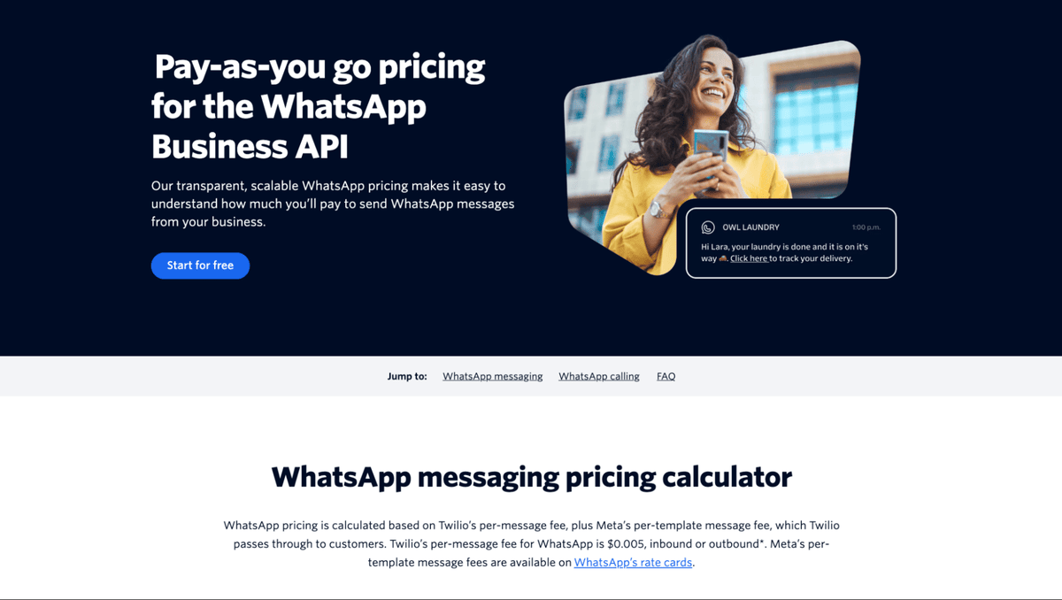 twilio pricing
