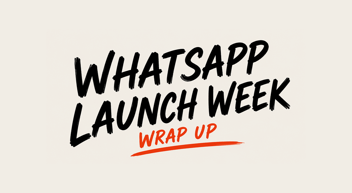 WhatsApp Launch Week Zernio